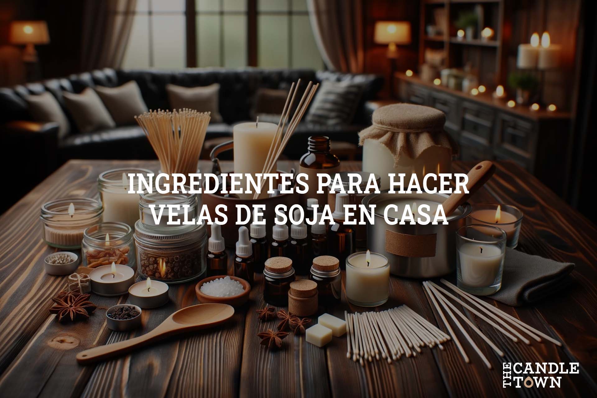 🕯️ Ingredientes Para Hacer Velas De Soja En Casa 🕯️ 2024 THE CANDLE TOWN ®
